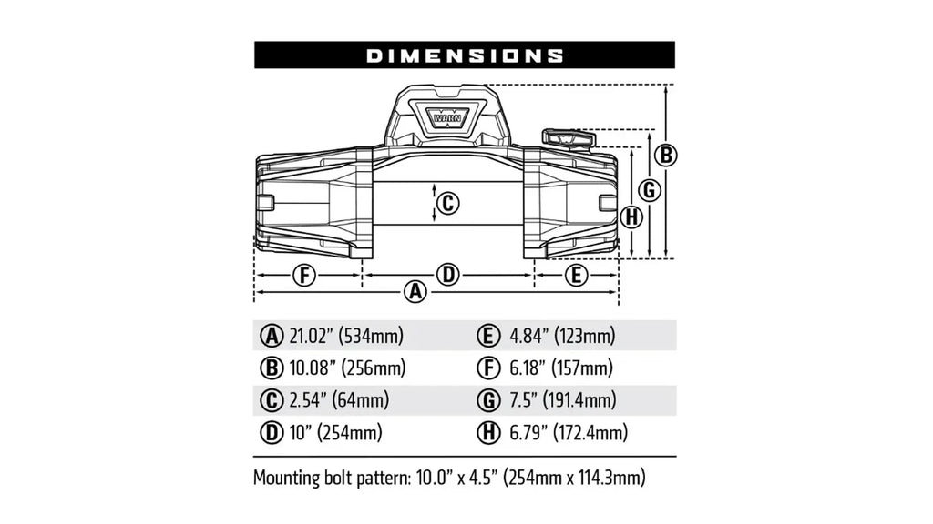 Warn VR Evo 12-S Winch R&D Offroad Online