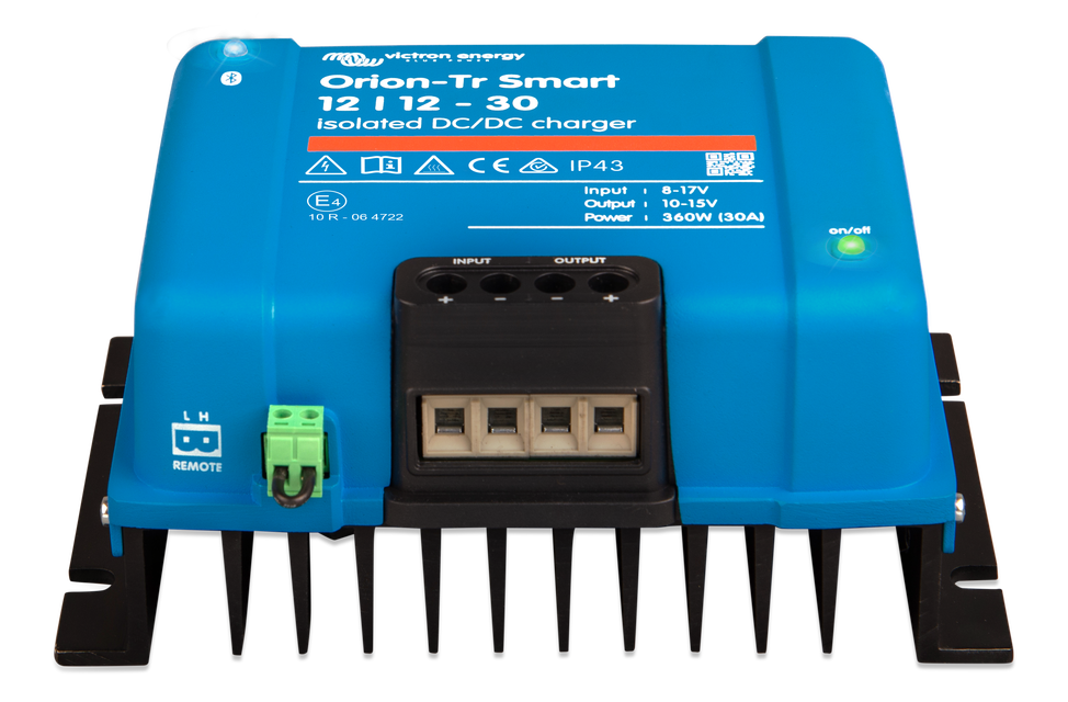 Victron Orion-Tr Smart 12V/12V 30A DC-DC Battery Charger with Bluetooth