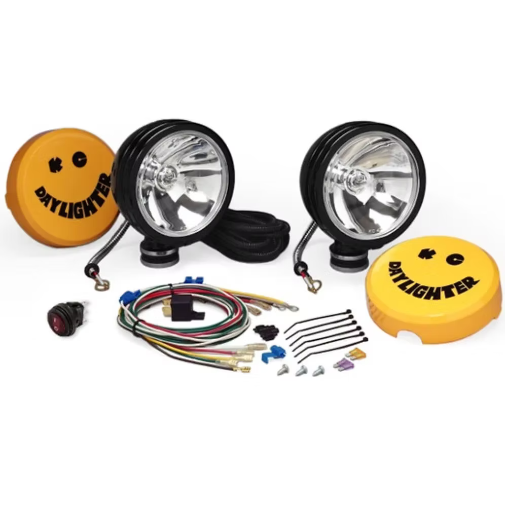 KC HiLiTES 6” Daylighter Halogen Spot Beam Driving Lights – 100W Off-Road Light Kit