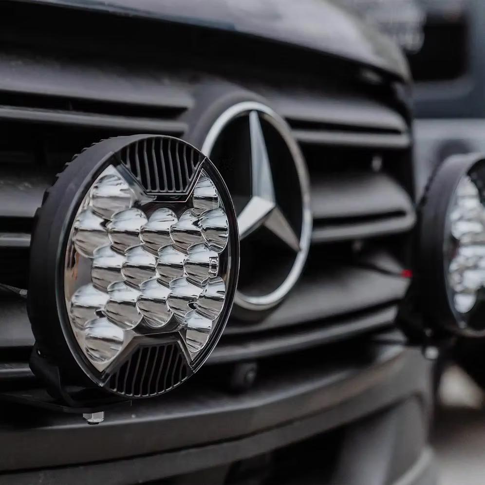 KC HiLiTES SlimLite LED 6” Spot Beam Driving Lights – High-Performance Off-Road LED Light Kit