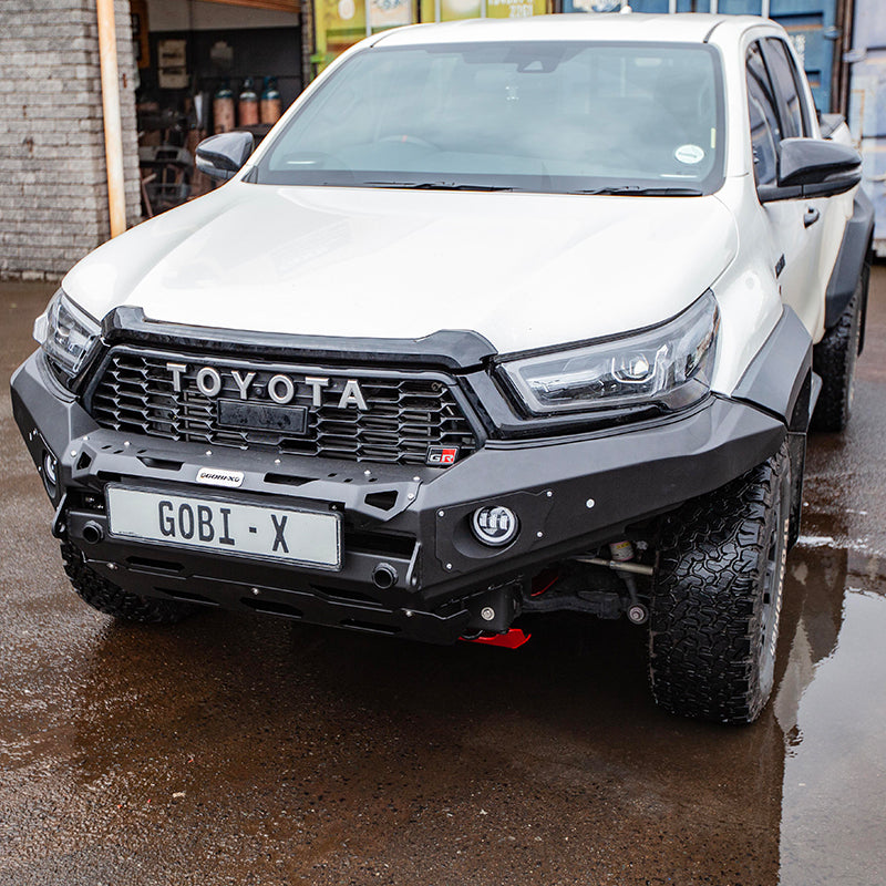 Gobi-X Stealth Front Bumper for Toyota Hilux Revo GR Sport (2021–Present) – Premium Off-Road Winch Bumper