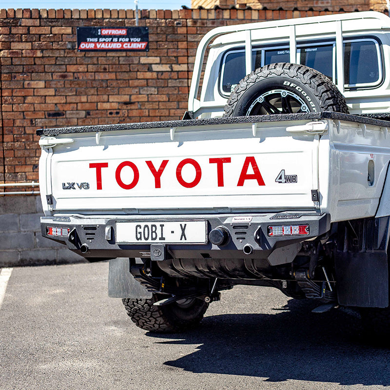 Gobi-X Stealth Rear Bumper for Toyota Land Cruiser 70 Series Pick Up – Heavy-Duty Off-Road Rear Bumper