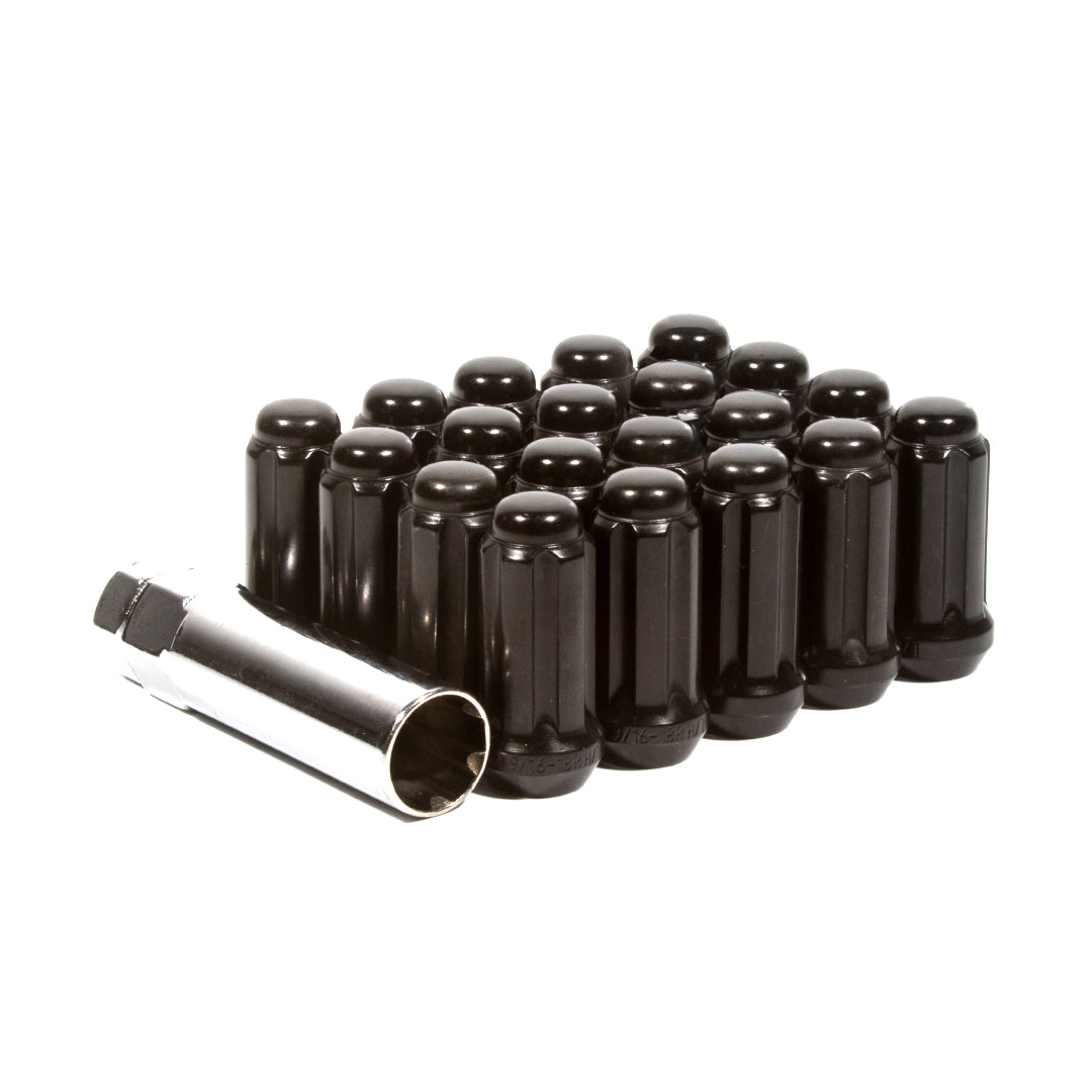 6 Wheels | Lug Nut Kit | Black