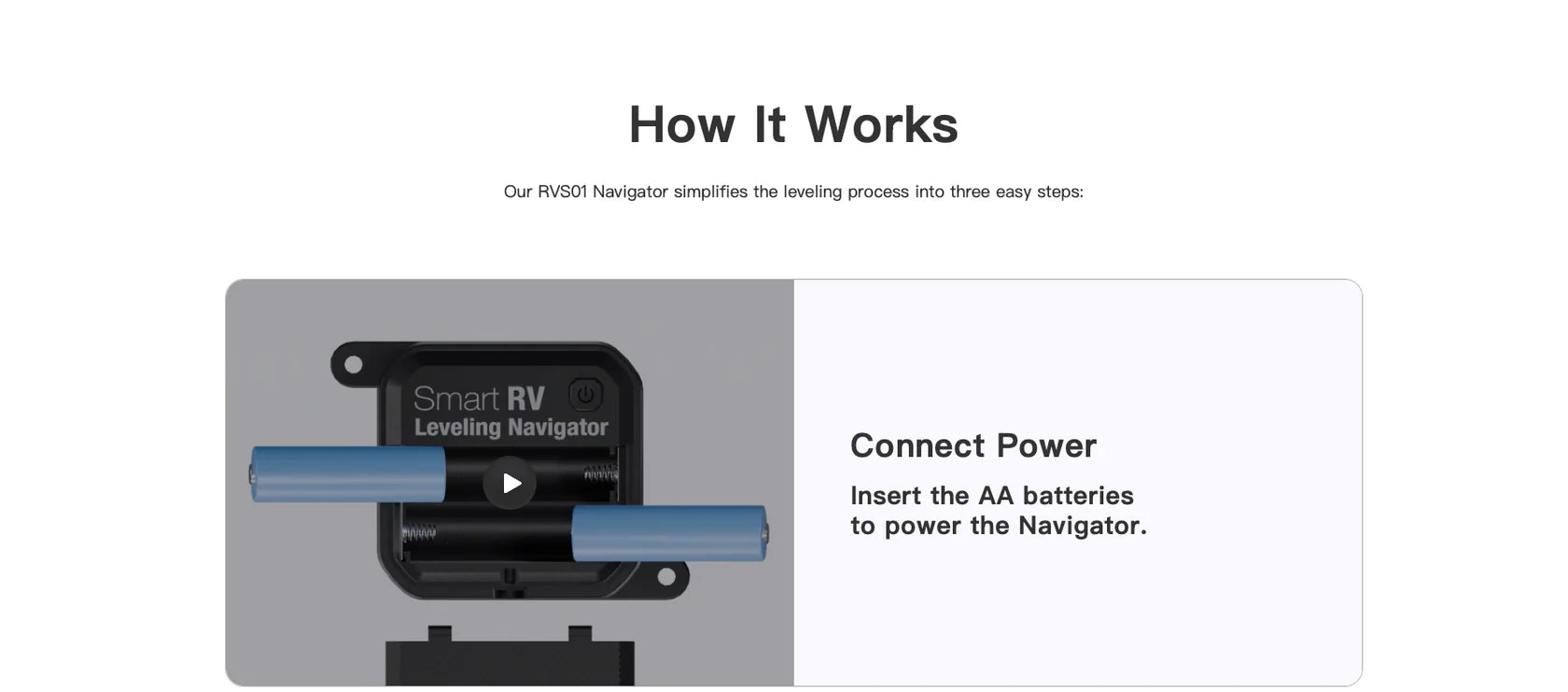 Smart RV Leveling Navigator | Wireless Bluetooth Caravan Leveler