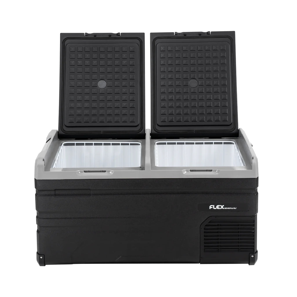 Flex TW95 Dual-Zone Camping Fridge-Freezer (12/24V + AC, Bluetooth App Control)