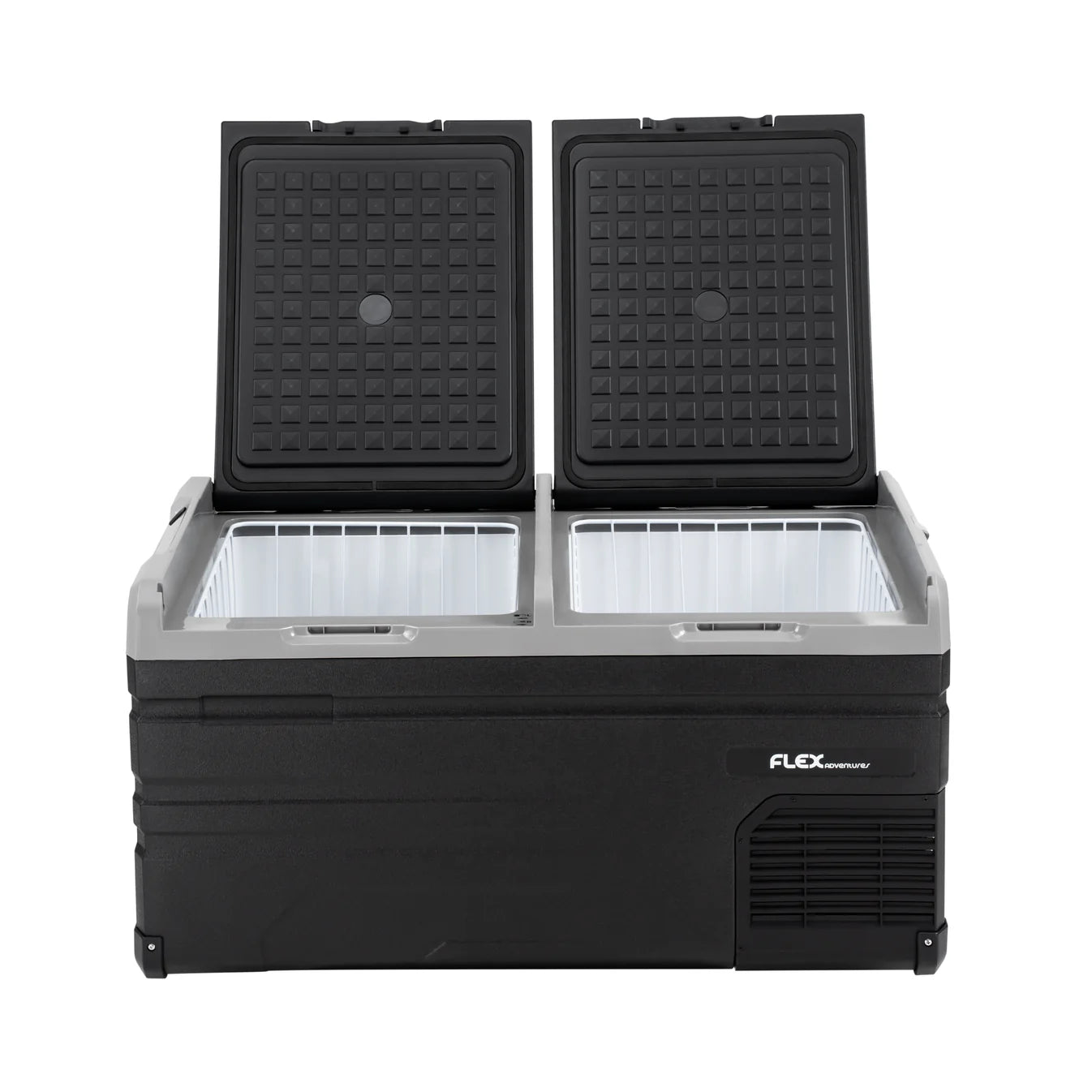 Flex TW95 Dual-Zone Camping Fridge-Freezer (12/24V + AC, Bluetooth App Control)