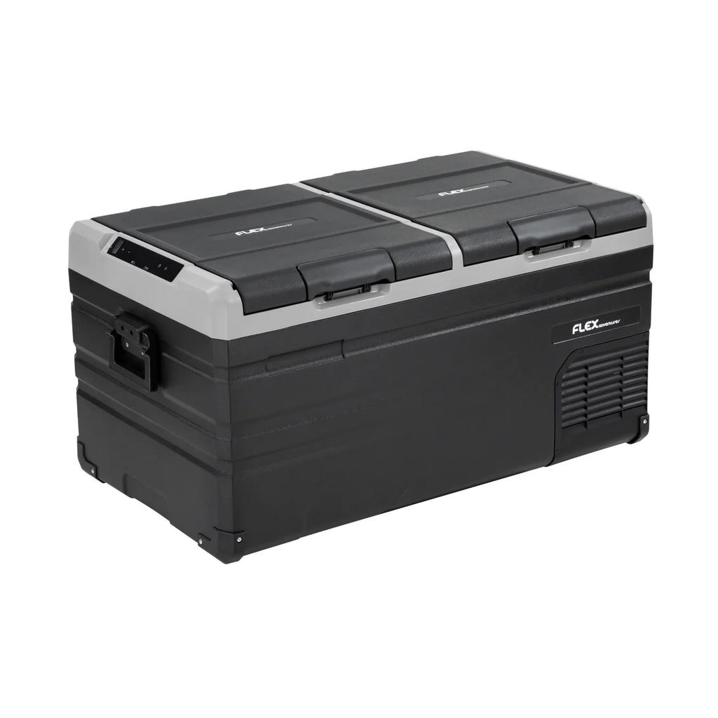 Flex TW95 Dual-Zone Camping Fridge-Freezer (12/24V + AC, Bluetooth App Control)
