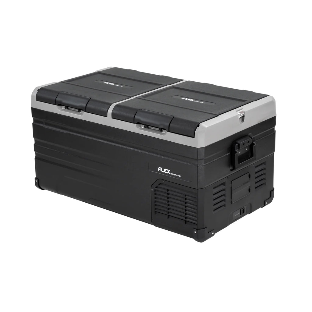 Flex TW95 Dual-Zone Camping Fridge-Freezer (12/24V + AC, Bluetooth App Control)