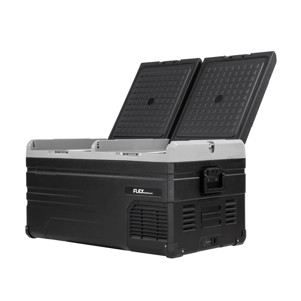 Flex TW95 Dual-Zone Camping Fridge-Freezer (12/24V + AC, Bluetooth App Control)