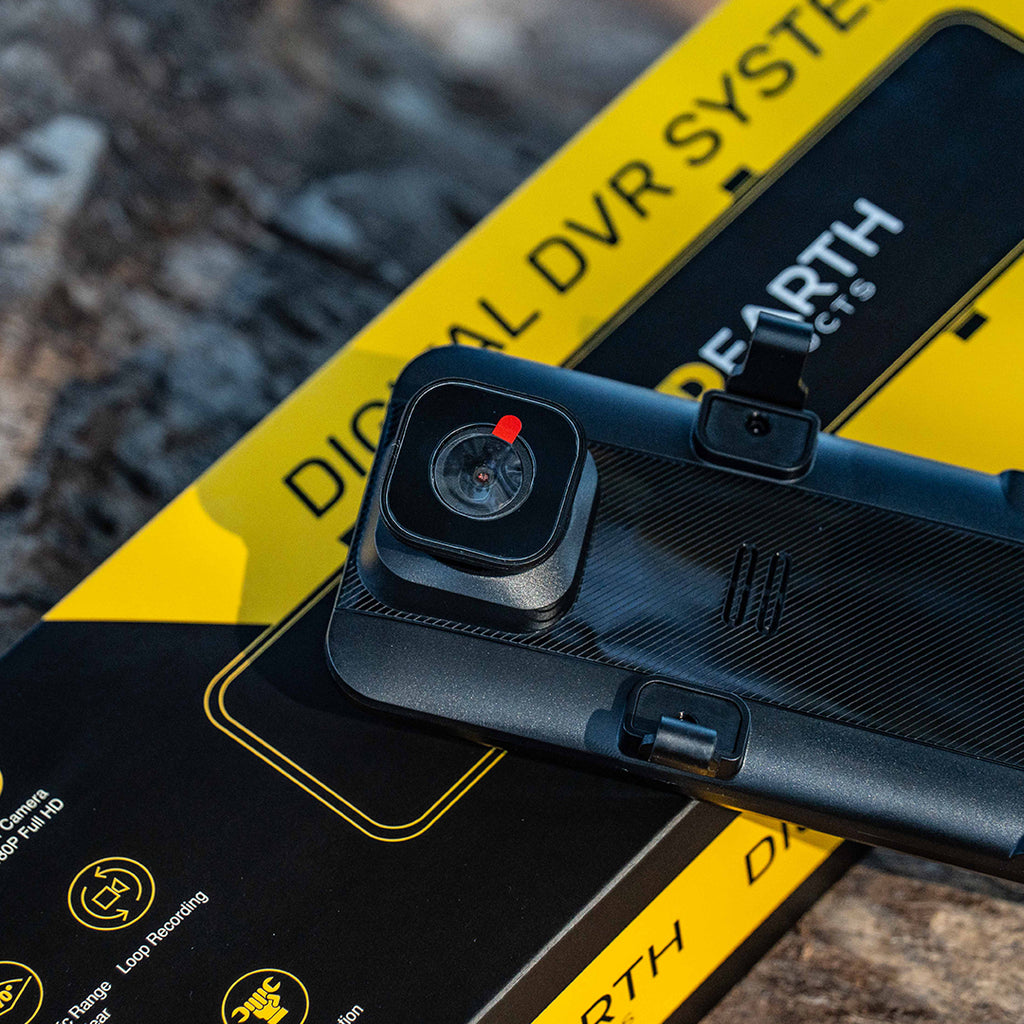 WildEarth 12" 4K DVR Dash Camera with Reverse Camera | Front & Rear Recording System