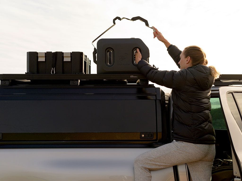 Front Runner Truck Canopy or Trailer with OEM Track Slimline II Rack Kit / 1165mm(W) X 1358mm(L)